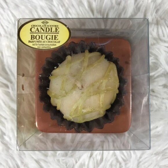 Candle Bougie Set of 4 Chocolate Scented Hearts & Truffle Shaped Candles - Picture 4 of 9